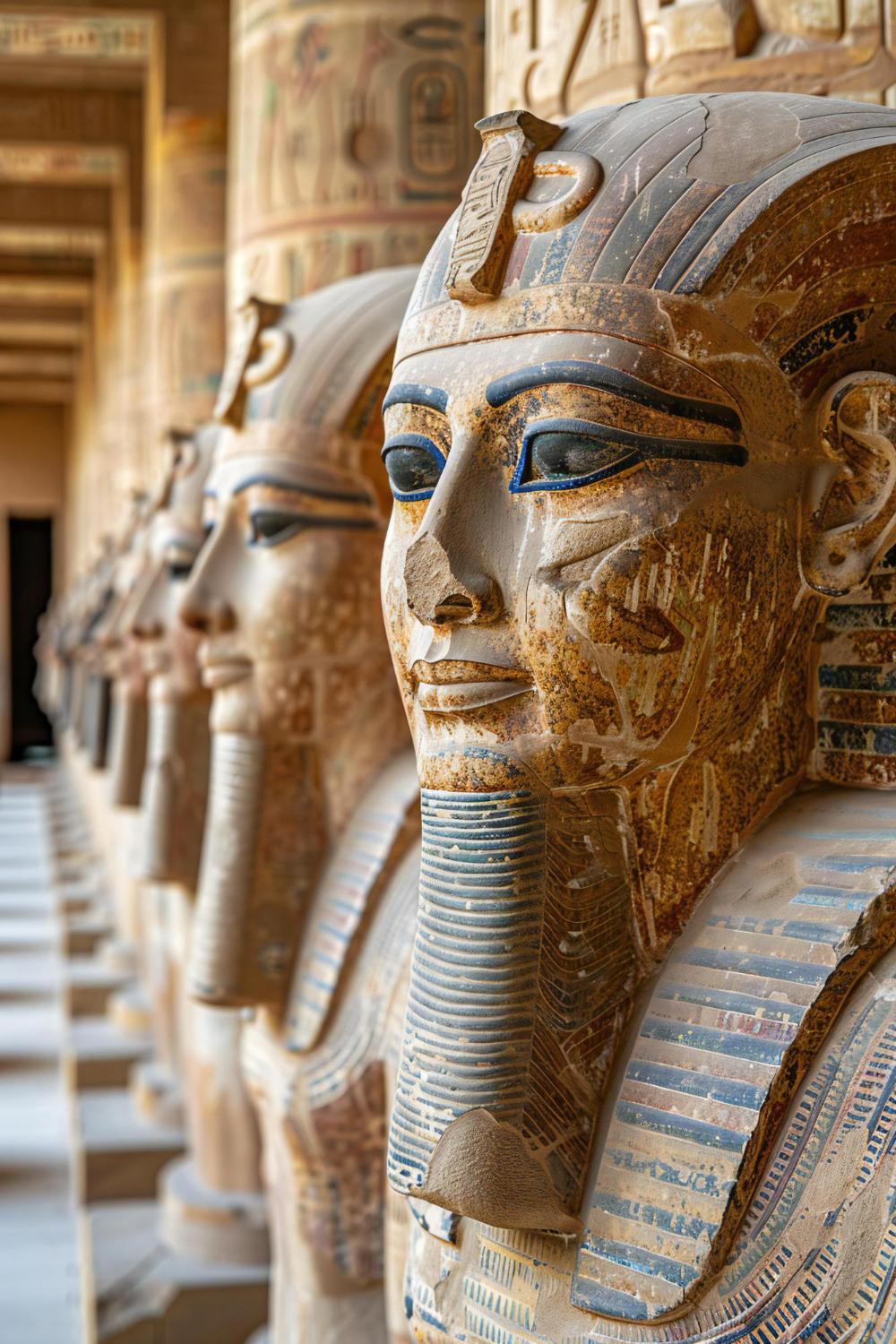 Статуи на фараони в Египет