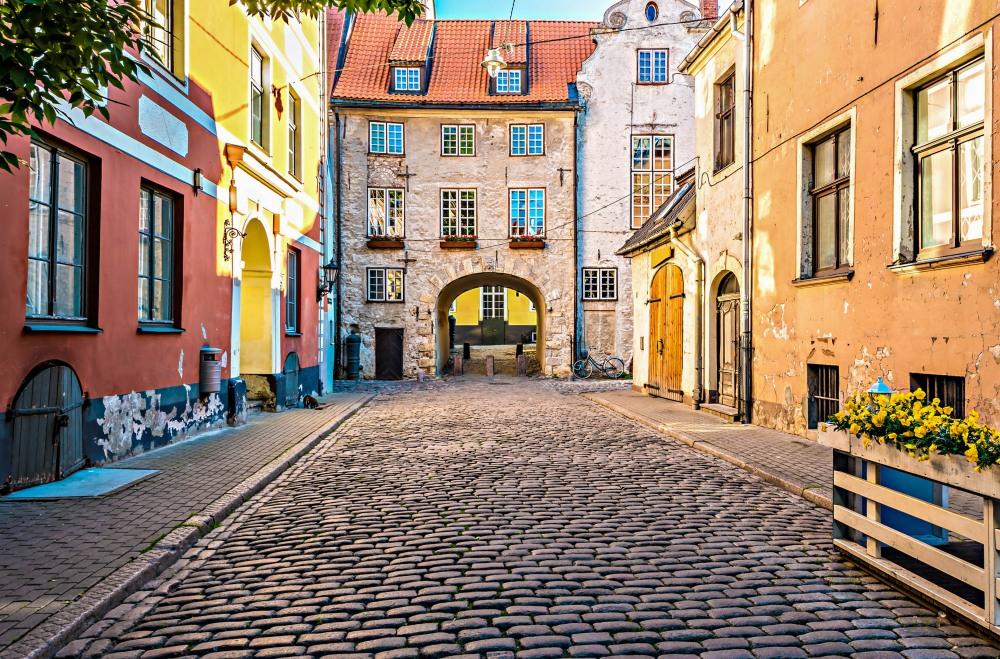 Стария град на Рига, Латвия